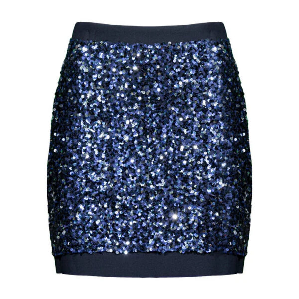 Shan Ariel Sequin Jersey Mini Skirt
