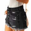 Denim Shorts for Women Distressed Jean Shorts