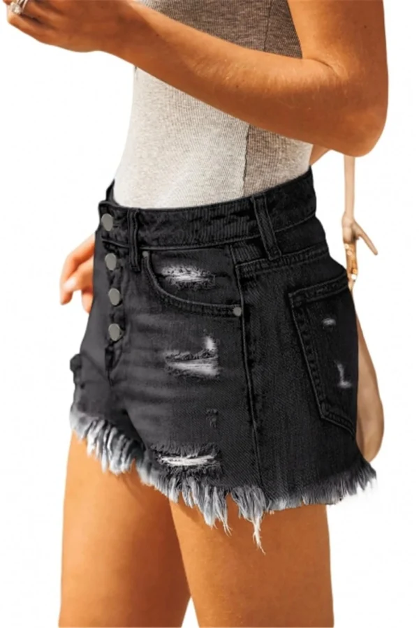 Denim Shorts for Women Distressed Jean Shorts