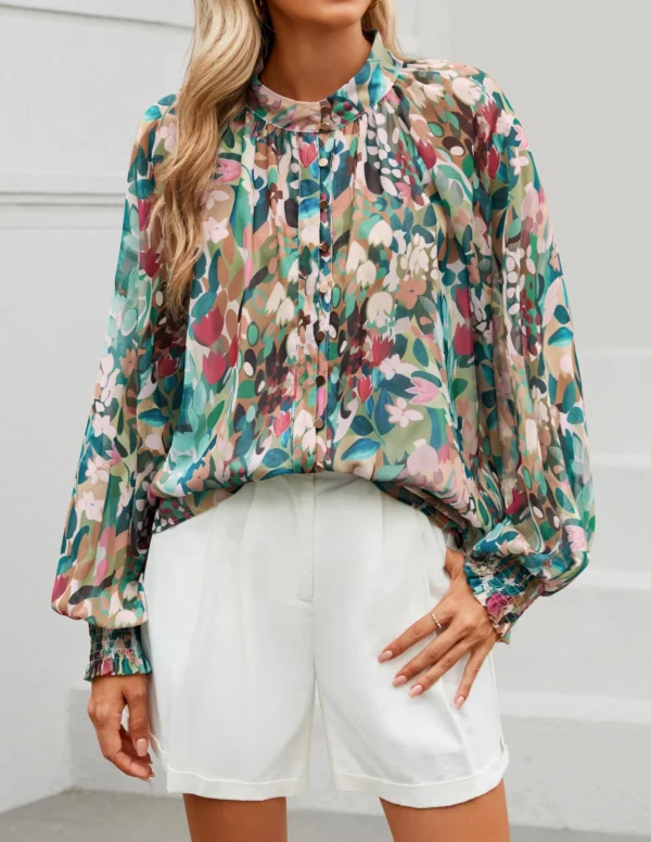 Women's Floral Print Blouse