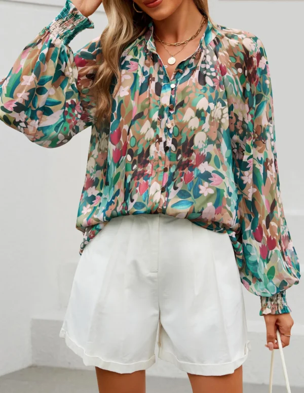 Women's Floral Print Blouse