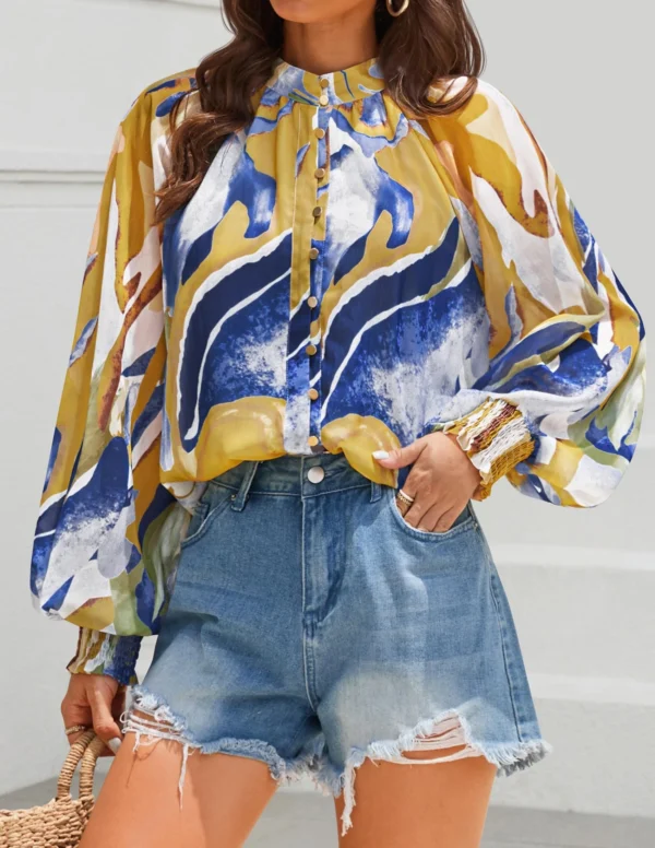 Women's Floral Print Blouse