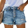 Denim Shorts for Women Distressed Jean Shorts