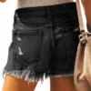 Denim Shorts for Women Distressed Jean Shorts