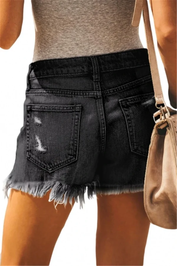 Denim Shorts for Women Distressed Jean Shorts