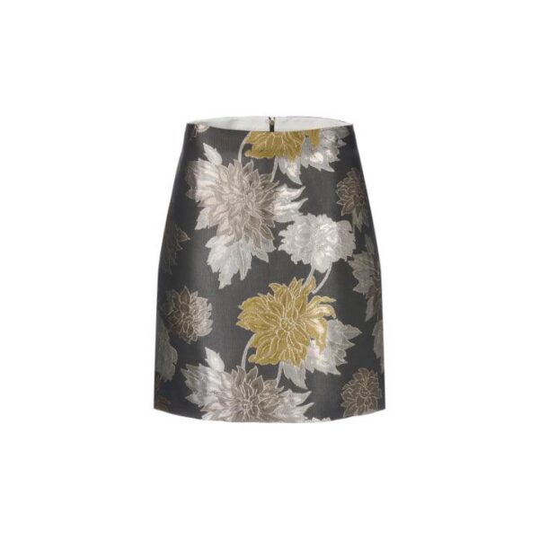 d5691c4ea4457370beabe3bce46c4a82.jpg Marc Cain Floral Lurex Mini Skirt