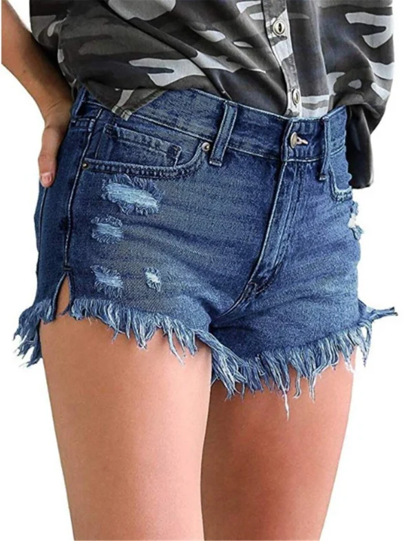 Denim Shorts for Women Distressed Jean Shorts