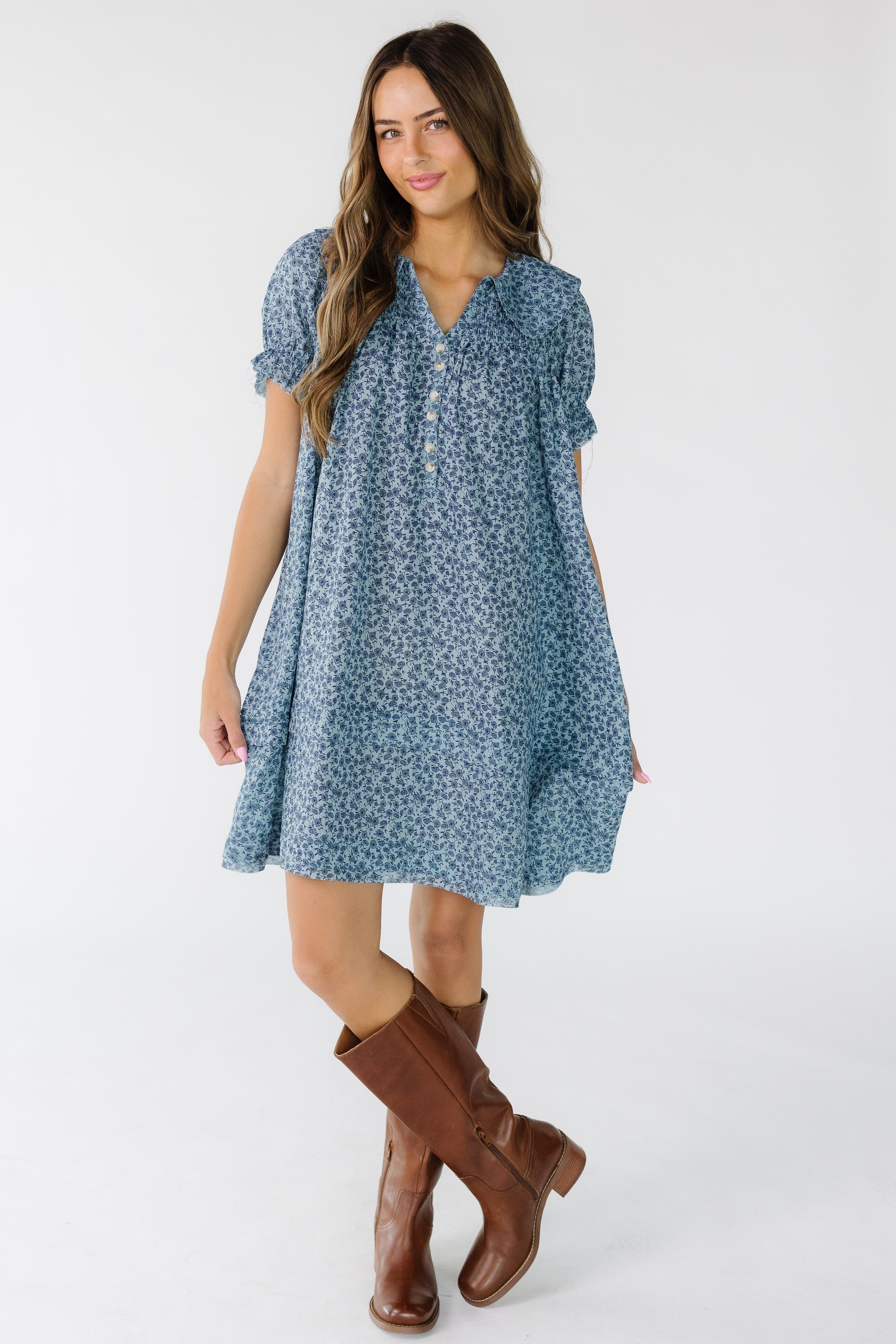 3-16-26-403.jpg Brass & Roe Collared Knee Dress