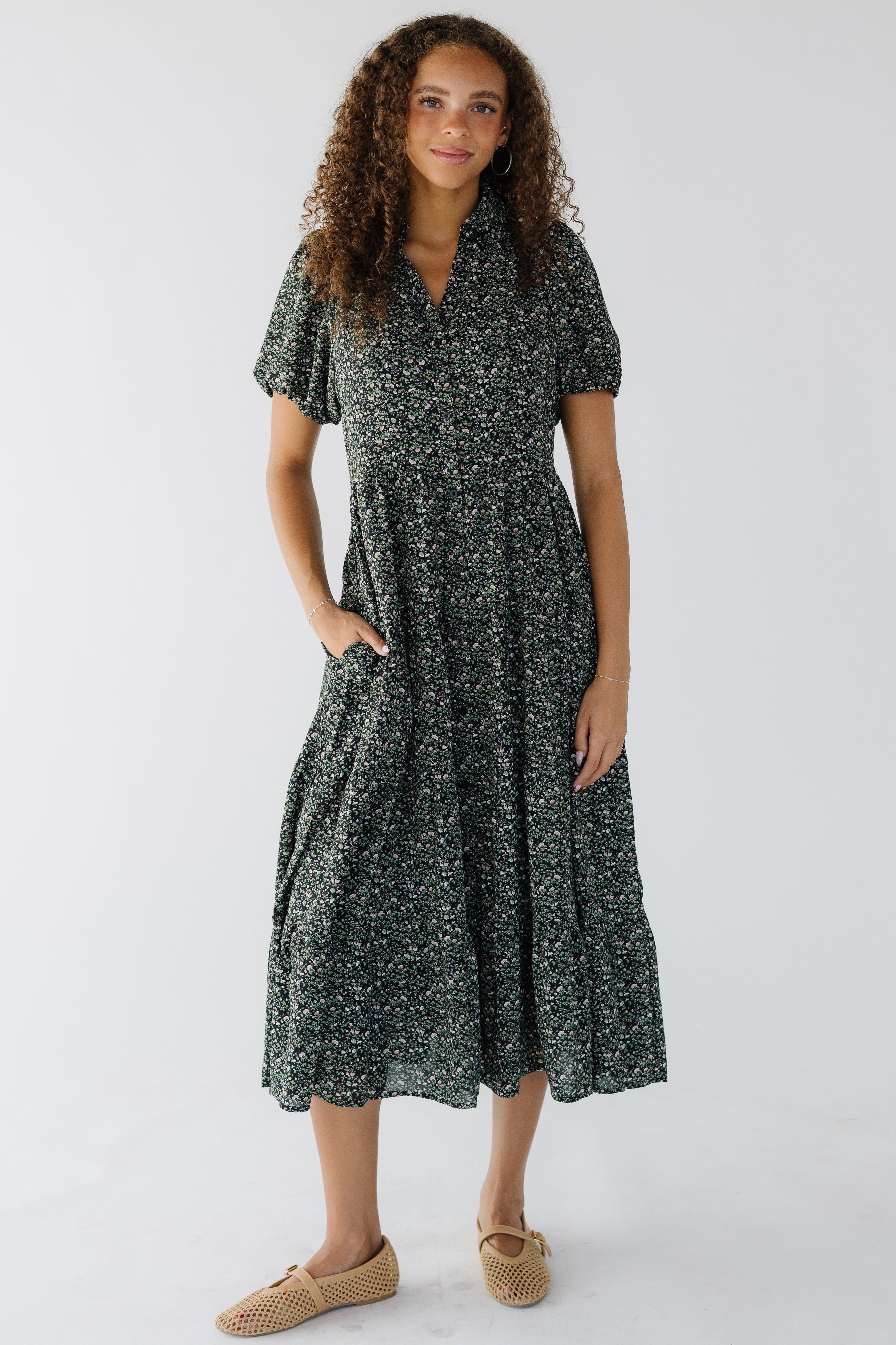 Brass_RoeDianeCollarDressinblackfloralprintforwomenandteenagegirls.jpg Brass & Roe Diane Collar Dress