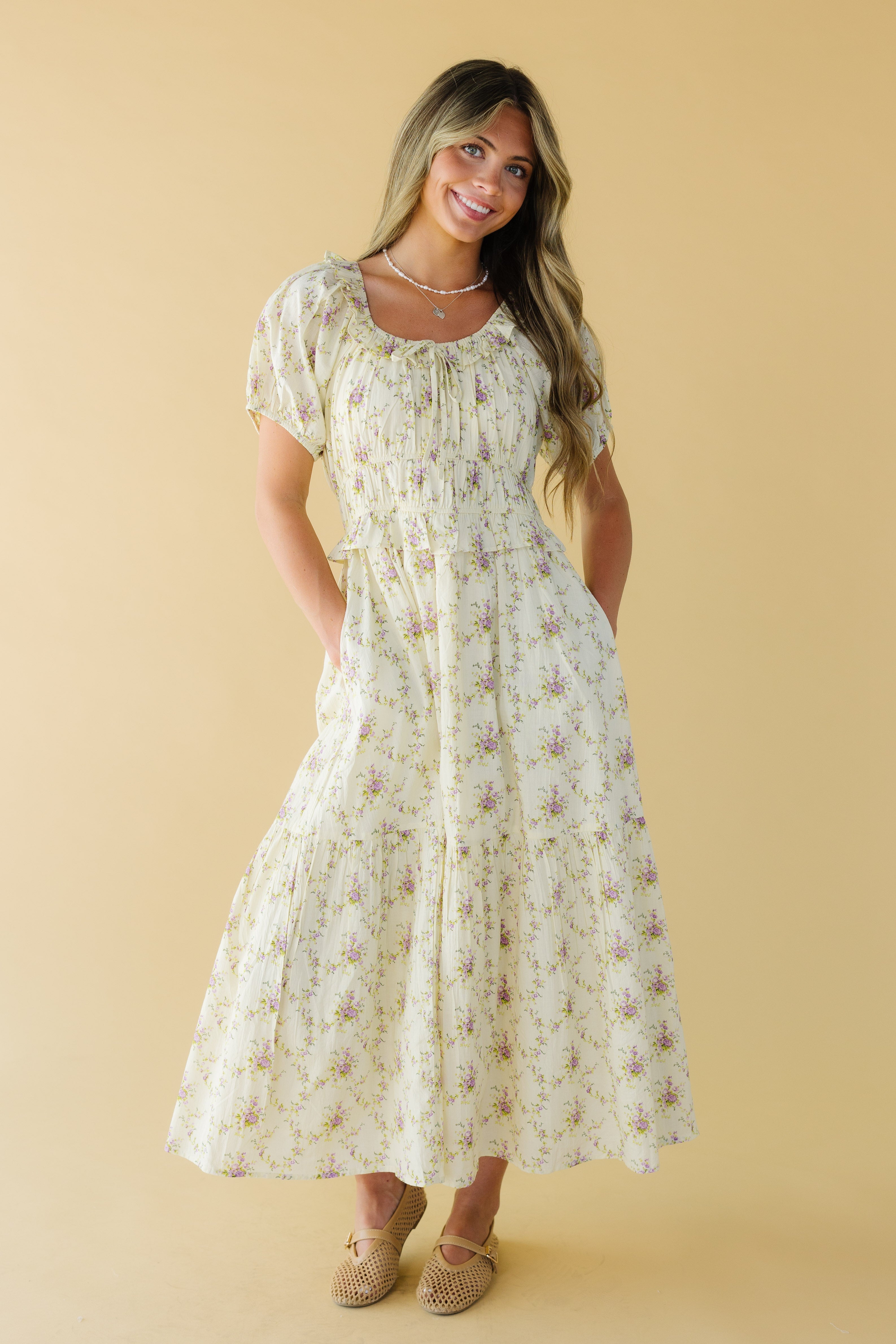 Citrus_Jena_Dress_in_cream_lavender_print_for_women_and_teenage_girls.jpg Citrus Jena Dress