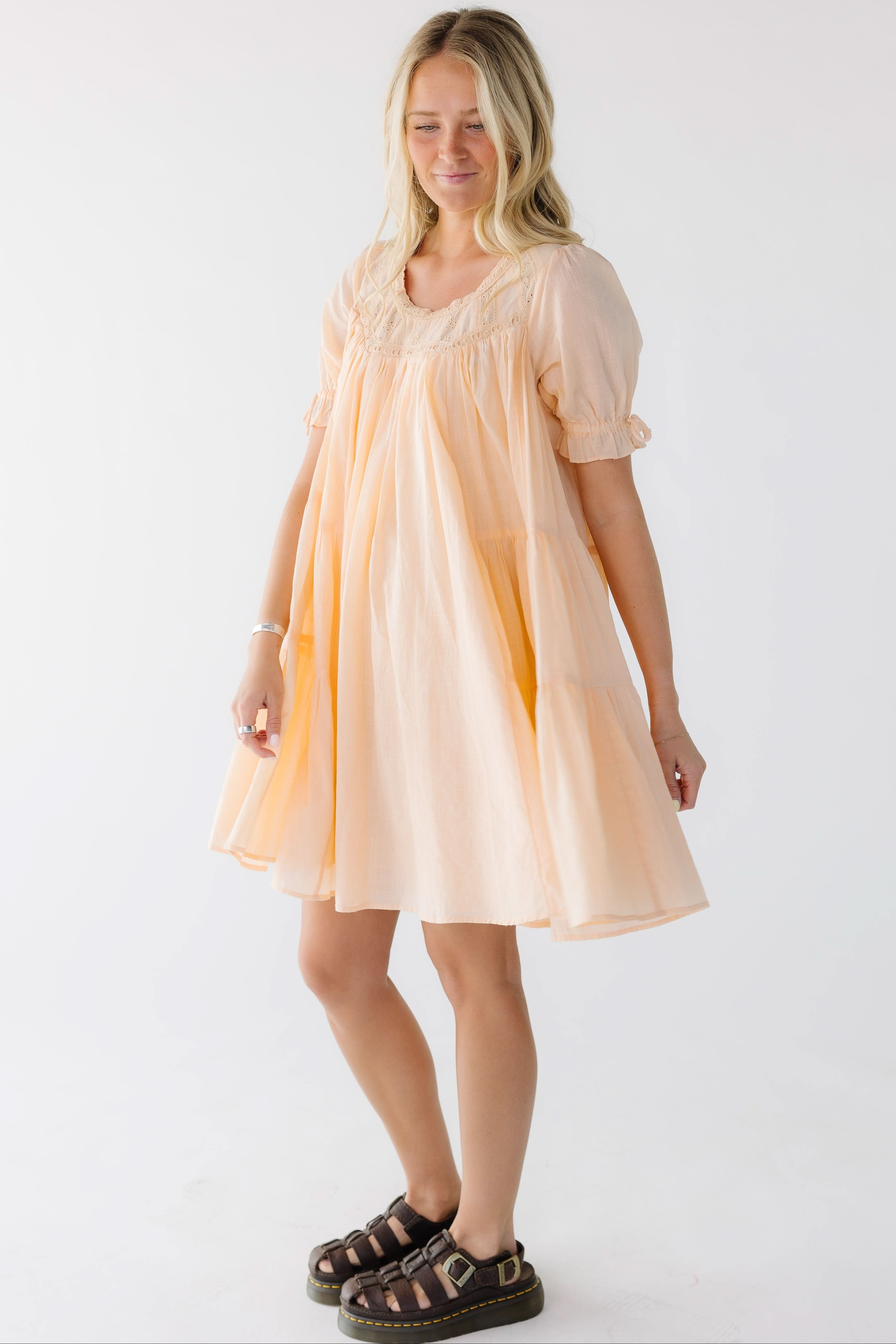 Citrus Spring Take Me Out Knee Dress